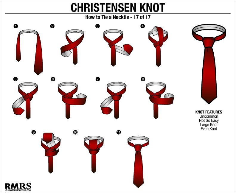 18种打领带的方法