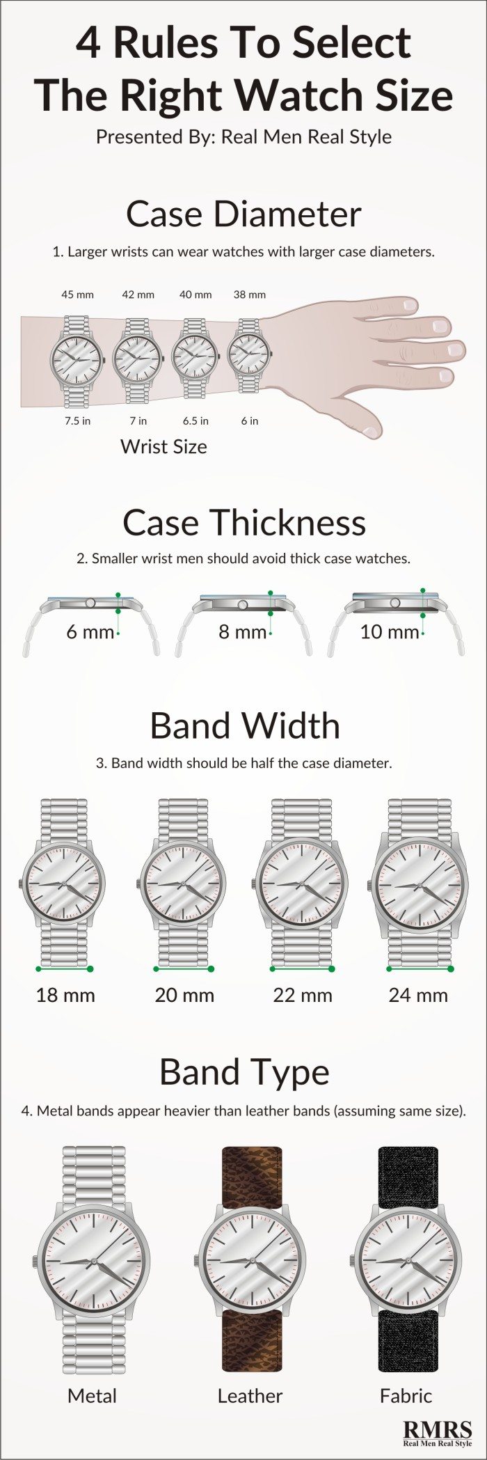 4选择合适手表尺寸的原则