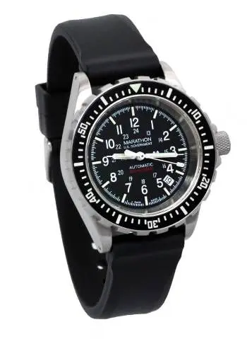 马拉松WW194006瑞士制造军用潜水员自动手表与氚