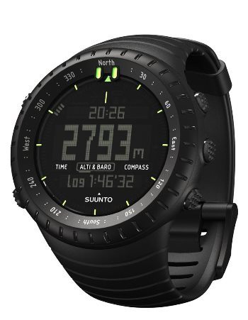 Suunto Core腕带电脑手表，带有高度计，气压计，指南针和深度测量