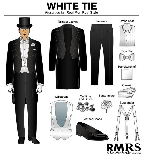 白领带
