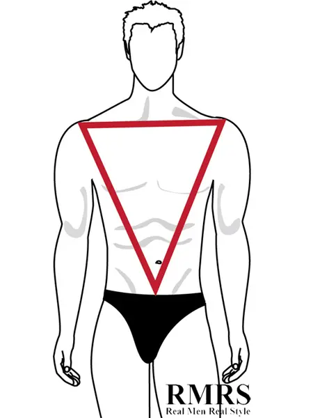 倒三角形的男性体型(又名“V”形)