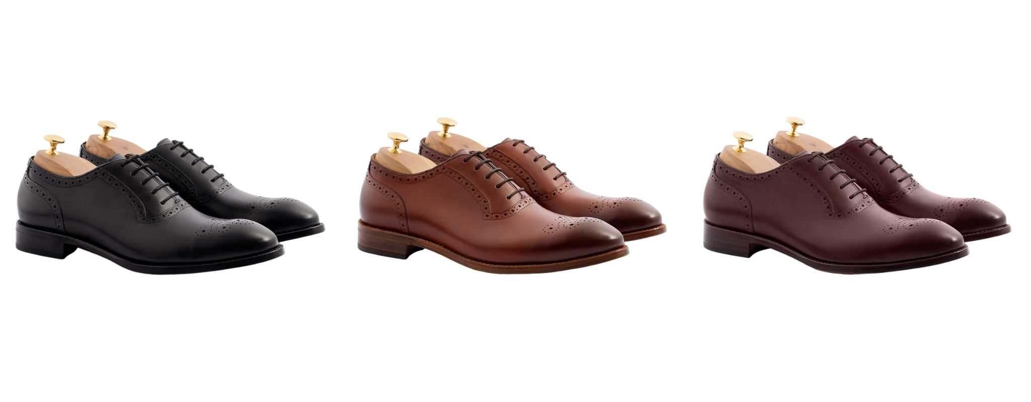 black, brown and burgundy dress shoes to wear with gray suit