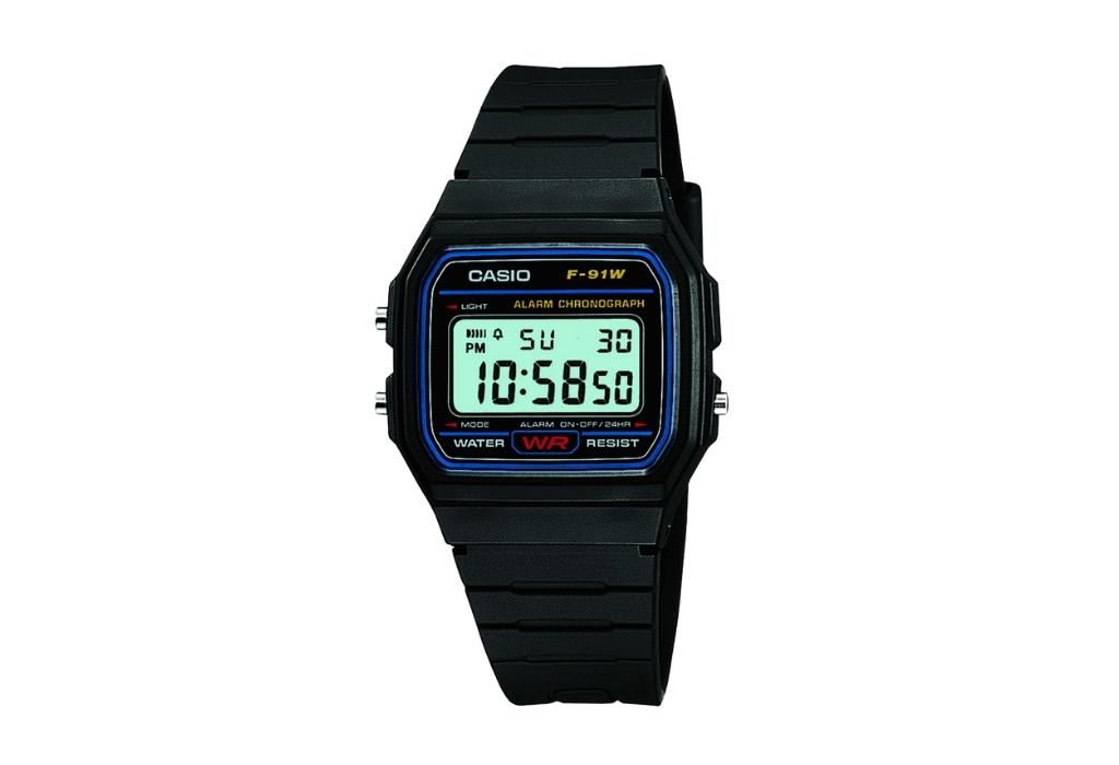 经典卡西欧手表-塑料f-91W电子表