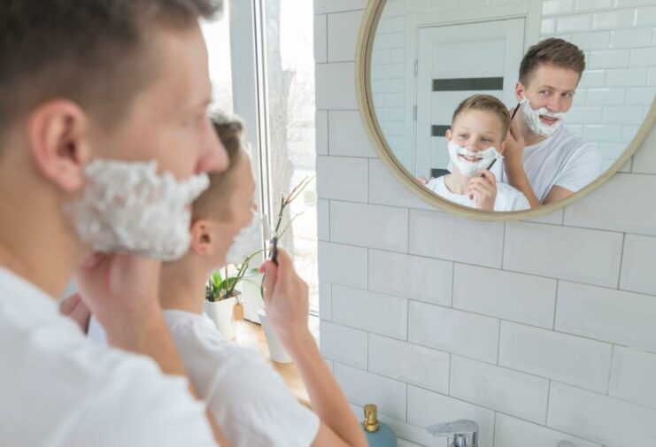 如何教孩子刮胡子:给男人的指南