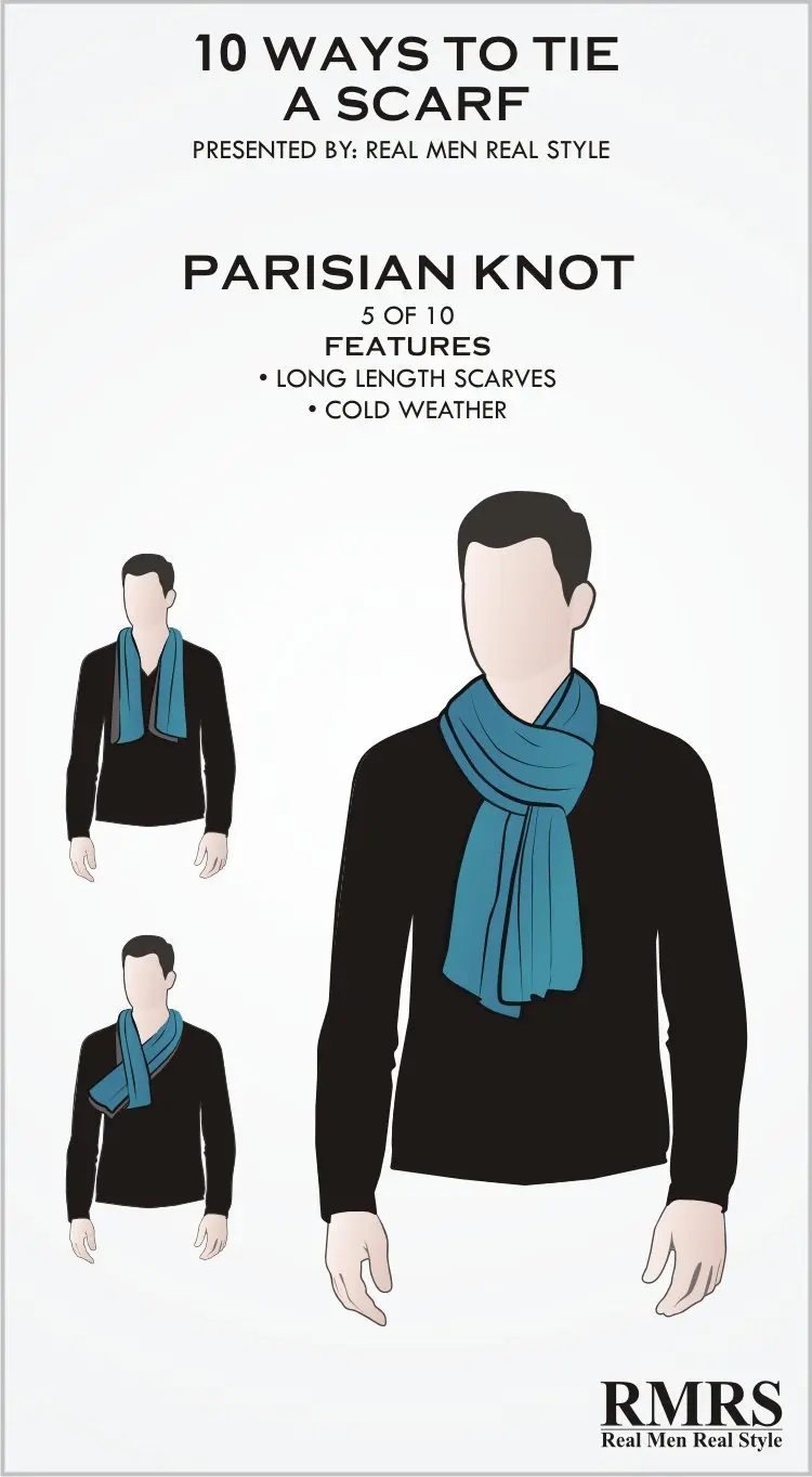 系围巾的方法——巴黎结